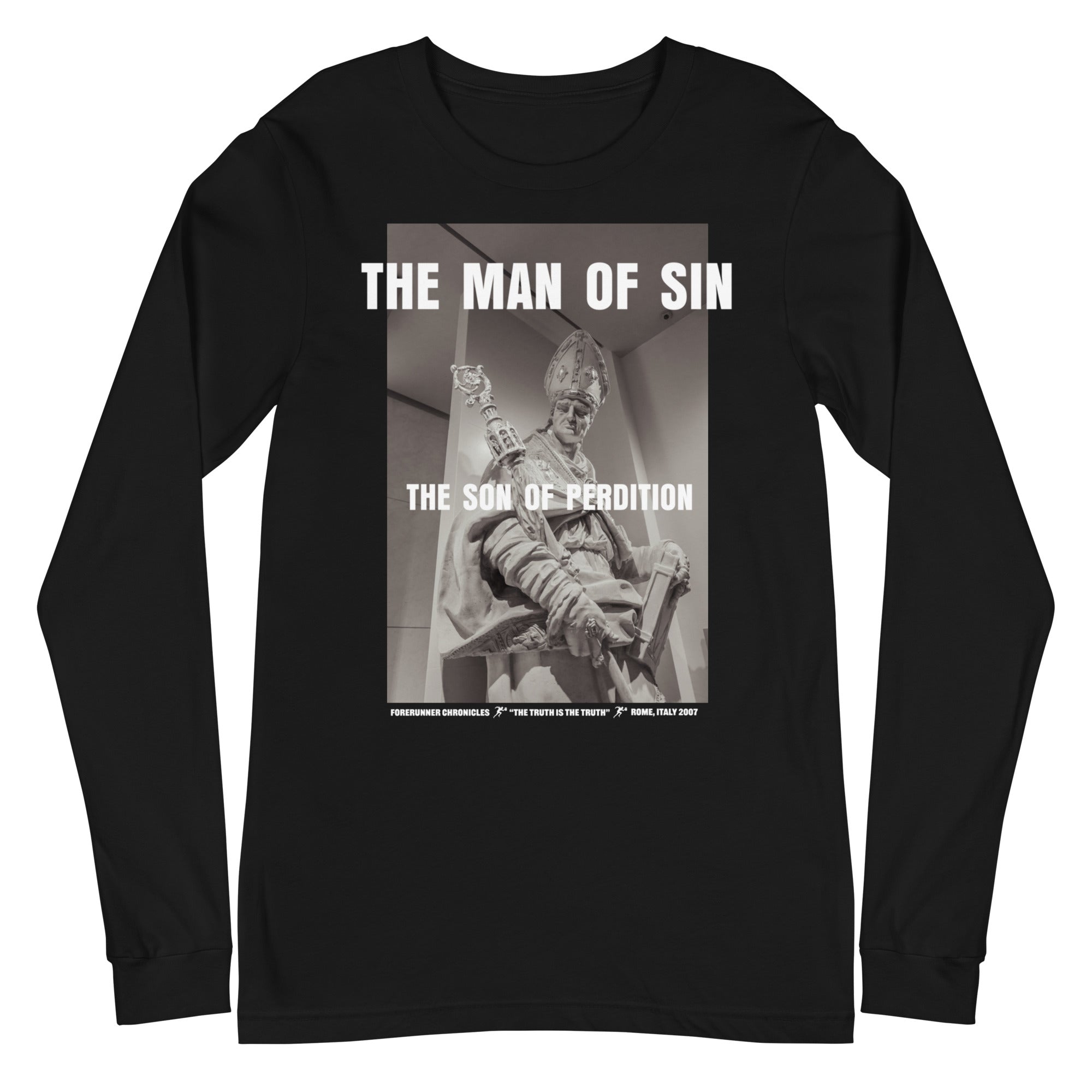 "Man Of Sin" Long Sleeve Tee